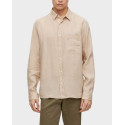 HUGO SHIRT RELAXED FIT IN PURE LINEN - 50491790 - WHITE