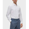 HUGO KENNO ΜΕΝ'S COTTON SHIRT KASON - 50490122  - WHITE