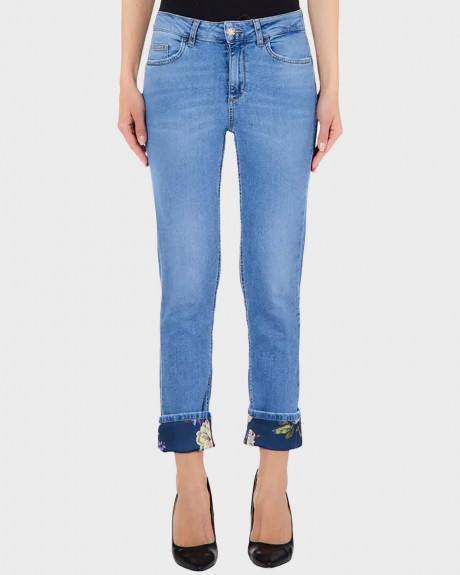 LIU-JO MONROE BOTTOM UP ΓΥΝΑΙΚΕΙΟ JEAN ΠΑΝΤΕΛΟΝΙ - UA3054 D4448