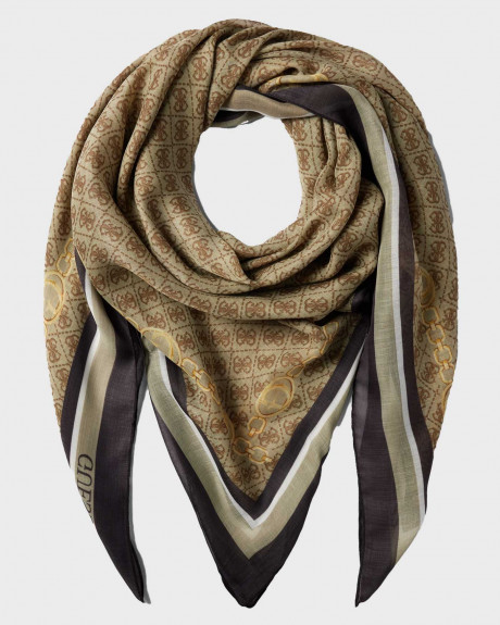 GUESS AVIANA ΓΥΝΑΙΚΕΙΑ ΠΑΣΜΙΝΑ ΜΕ ALLOVER PRINT - AW9105VIS03 