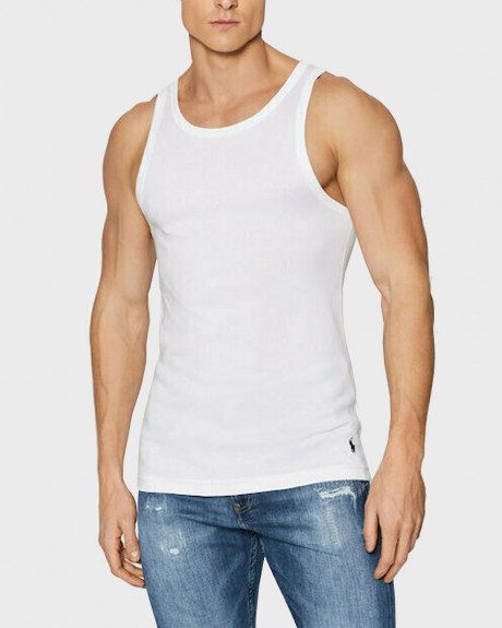 POLO RALPH LAUREN MEN'S UNDERSHIRTS 2-PACK 100% COTTON - 714835886001