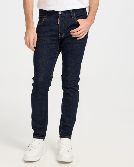 DSQUARED2 DARK RINCE WASH  ΑΝΔΡΙΚΟ SKATER JEANS - S74LB1198S30664