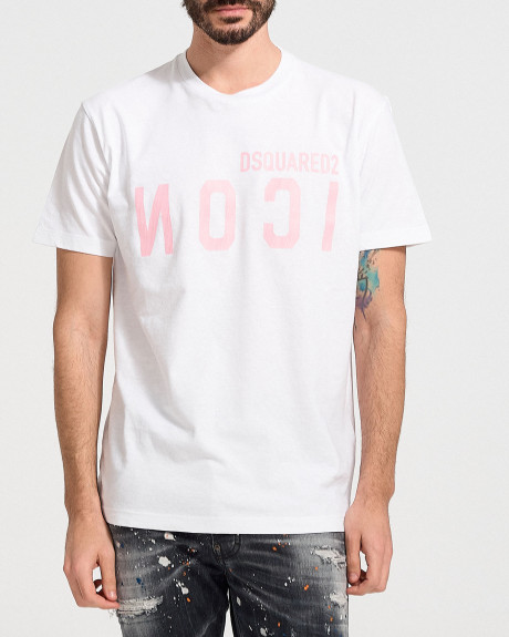 DSQUARED2 Icon Cracked Coo Ltee ΑΝΔΡΙΚΟ Τ-SHIRT - S79GC0069S22507