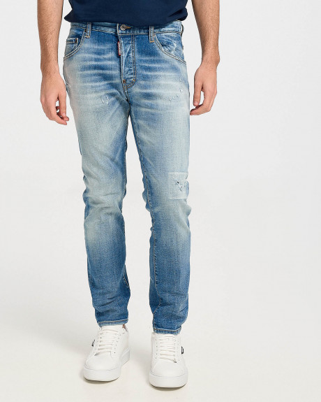 LIGHT CLEAN WASH SKATER JEANS MEN'S JEANS - S71LB1173S30664