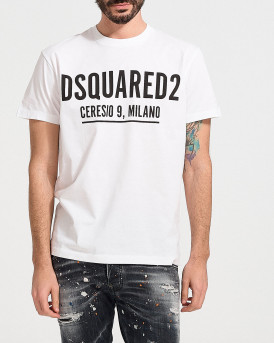 DSQUARED2 CERESIO 9 COOL ΑΝΔΡΙΚΟ T-SHIRT - S71GD1058S23009 - ΑΣΠΡΟ