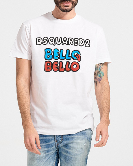 DSQUARED2 BELLO BELLO COOL ΑΝΔΡΙΚΟ T-SHIRT - S74GD1095S23009