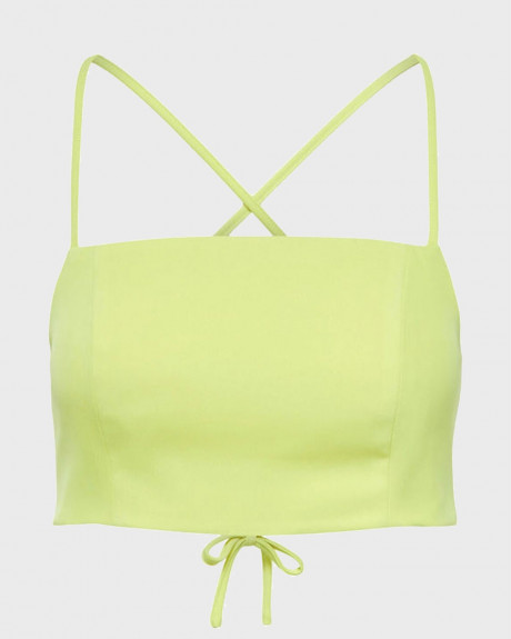 Only Onllaura Strap Tie Γυναικείo cropped top - 15283899