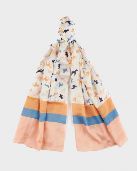 BARBOUR ΓΥΝΑΙΚΕΙΟ ΦΟΥΛΑΡΙ ΜΕ ΣΧΕΔΙΟ - LSC0410