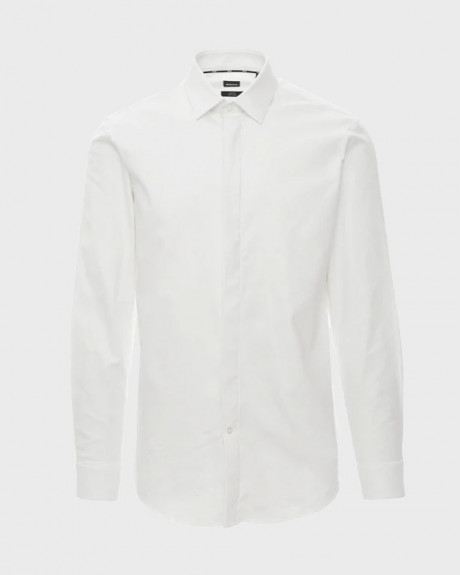 BOSS ΑΝΔΡΙΚΟ ΠΟΥΚΑΜΙΣΟ ΣΕ ΣΤΕΝΗ ΓΡΑΜΜΗ H-HANK - 50490090 