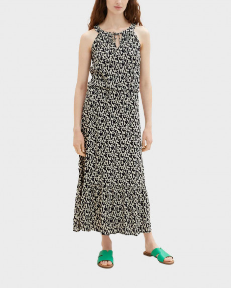 TOM TAILOR ΓΥΝΑΙΚΕΙΟ ΦΟΡΕΜΑ ΜΕ ΛΑΙΜΟ HALTER - 1037238