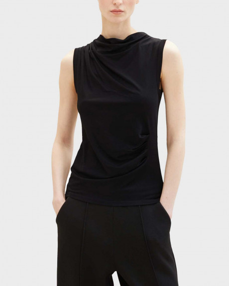 TOM TAILOR ΓΥΝΑΙΚΕΙΑ ΜΠΛΟΥΖΑ ΣΕ ΣΤΕΝΗ ΓΡΑΜΜΗ - 1036799