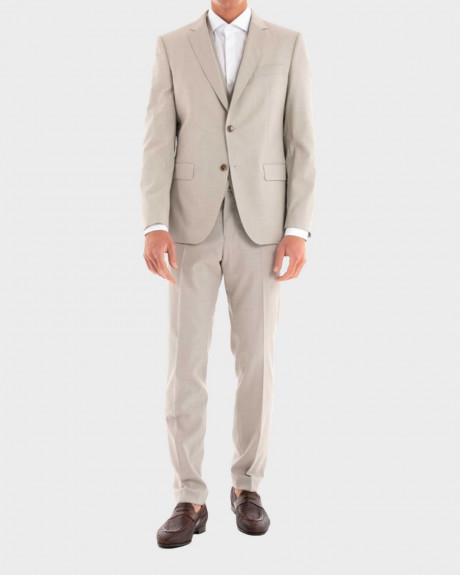 BOSS ΑΝΔΡΙΚΟ ΚΟΣΤΟΥΜΙ ΣΕ ΣΤΕΝΗ ΕΦΑΡΜΟΓΗ 100% ΜΑΛΛΙ 3-PCS H-ΗUGE - 50489338 