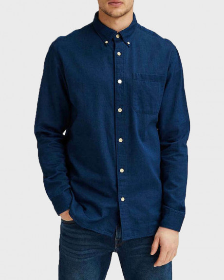 SELECTED MEN'S DENIM SHIRT - 16077358