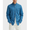 SELECTED MEN'S DENIM SHIRT - 16077358 - LIGHT BLUE