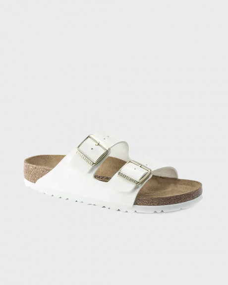 Birkenstock ΓΥΝΑΙΚΕΙΑ ΣΑΝΔΑΛΙΑ Arizona Patent White - 1005294