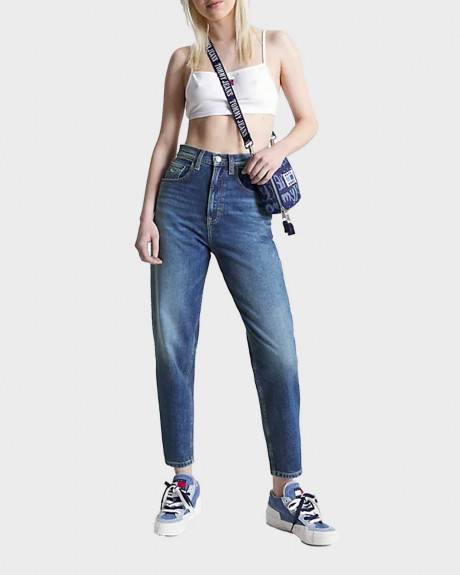 TOMMY HILFIGER ΓΥΝΑΙΚΕΙΟ MOM JEAN ΠΑΝΤΕΛΟΝΙ ΚΑΝΟΝΙΚΗ ΓΡΑΜΜΗ - DW0DW16017