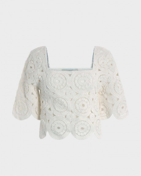 GUESS WOMEN'S BLOUSE LOOSE FIT 100% COTTON - W3GR20Ζ36Ν0