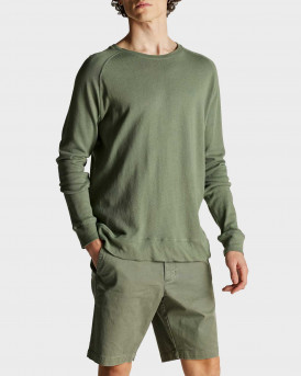 DIRTY LAUNDRY MEN'S BLOUSE REGULAR FIT 100% COTTON - DLCRML06 - OLIVE GREEN