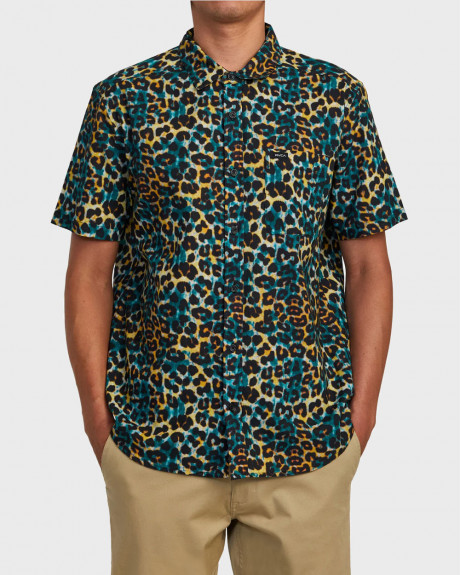 RVCA MEN'S SHIRT WITH SMALL PATTERN - ΑVYWT00387