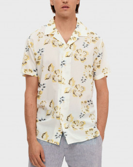 SELECTED ΑΝΔΡΙΚΟ ΠΟΥΚΑΜΙΣΟ - 16083565 - ΜΠΕΖ