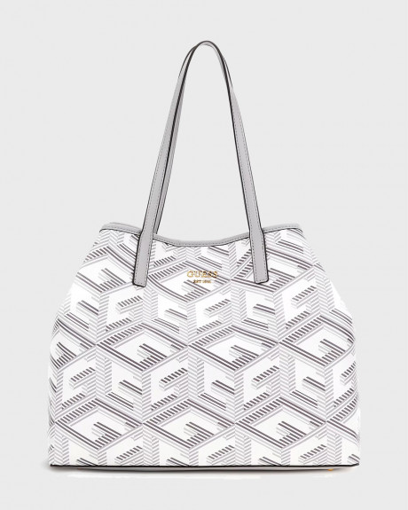 GUESS ΓΥΝΑΙΚΕΙΑ ΤΣΑΝΤΑ Shopper vikky με λογότυπο g cube - HWSA6995290 