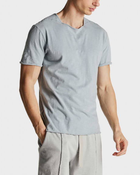 DIRTY LAUNDRY ΑΝΔΡΙΚΗ ΜΠΛΟΥΖΑ ΚΑΝΟΝΙΚΗ ΓΡΑΜΜΗ 100% ΒΑΜΒΑΚΙ - DLMT11S23