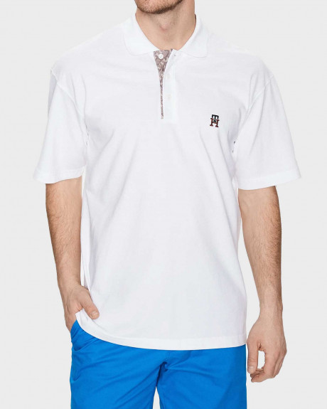 TOMMY HILFIGER MEN'S POLO SHIRT LOOSE FIT 100% COTTON - ΜW0MW30785