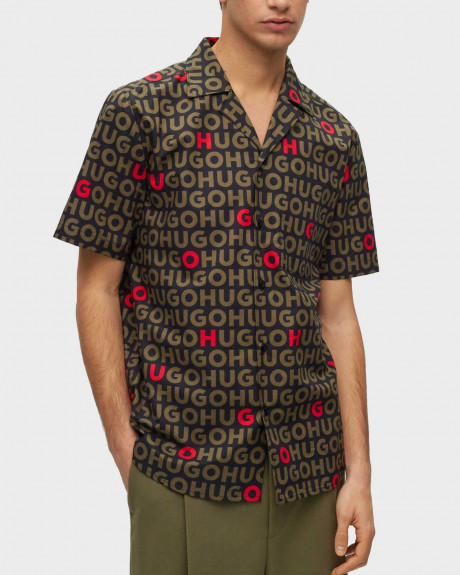 HUGO ΑΝΔΡΙΚΟ ΠΟΥΚΑΜΙΣΟ ΧΑΛΑΡΗ ΕΦΑΡΜΟΓΗ 100% ΒΑΜΒΑΚΙ ELLINO - 50495859 