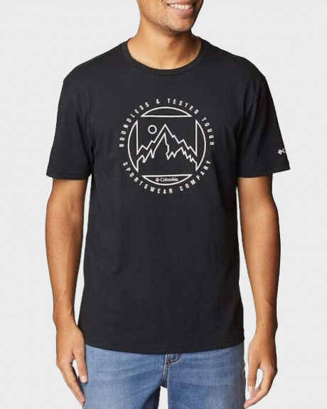 COLUMBIA ΑΝΔΡΙΚΗ ΜΠΛΟΥΖΑ ΚΑΝΟΝΙΚΗ ΓΡΑΜΜΗ 100% BΑΜΒΑΚΙ JERSEY - 1888813