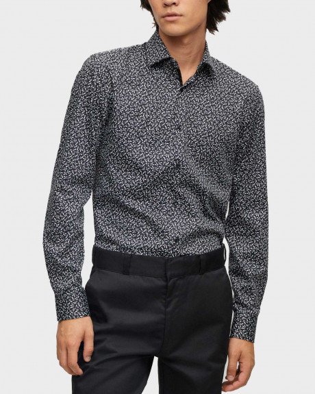 HUGO MEN'S SHIRT SLIM FIT 98% COTTON ΚΟΕΥ - 50495278 