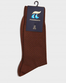 Pournara Men Socks - 162 - BROWN