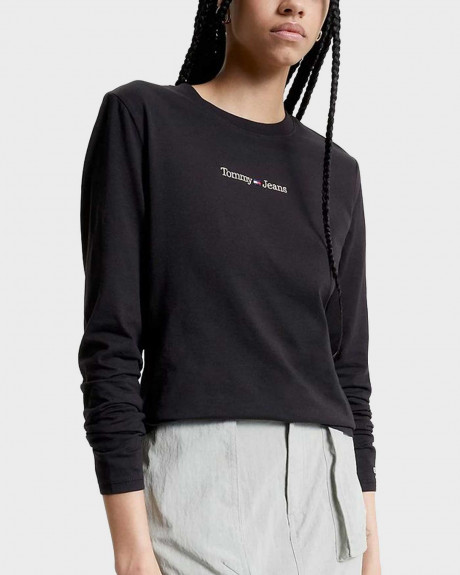 TOMMY JEANS ΓΥΝΑΙΚΕΙΑ ΜΠΛΟΥΖΑ ΚΑΝΟΝΙΚΗ ΓΡΑΜΜΗ 100% ΒΑΜΒΑΚΙ - DW0DW16439