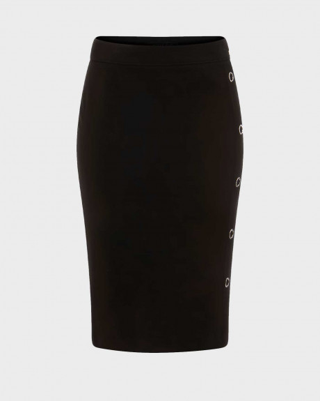 GUESS ΓΥΝΑΙΚΕΙΑ PENCIL ΦΟΥΣΤΑ ΒΙΣΚΟΖΗ - W3YD58KBJP2