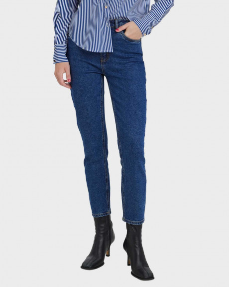 VERO MODA ΓΥΝΑΙΚΕΙΟ JEAN ΠΑΝΤΕΛΟΝΙ ΙΣΙΑ ΓΡΑΜΜΗ ΨΗΛΟΜΕΣΟ - 10268434