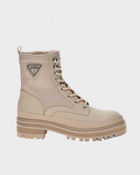 GUESS ΓΥΝΑΙΚΕΙΑ ΜΠΟΤΑΚΙΑ ΜΕ ΚΟΡΔΟΝΙΑ ΚΑΝΟΝΙΚΗ ΓΡΑΜΜΗ  - FL7BDAELE10