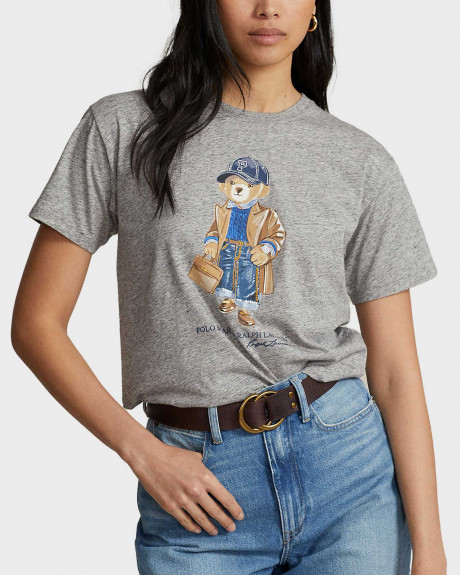 POLO RALPH LAUREN ΓΥΝΑΙΚΕΙΟ T-SHIRT ΙΣΙΑ ΓΡΑΜΜΗ - 211910160001