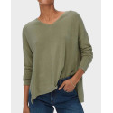 ONLY WOMEN'S KNITTED BLOUSE WITH V-NECK - 15219642 - ECRU