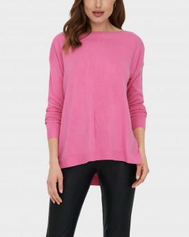 ONLY WOMEN'S KNITTED PULLOVER LOOSE FIT - 15280492 - PINK
