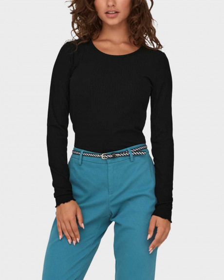ONLY WOMEN'S TOP CROPPED SLIM FIT - 15298796