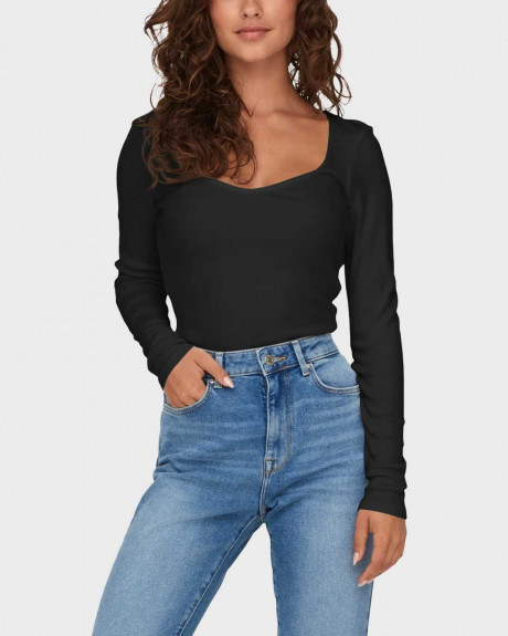 ONLY ΓΥΝΑΙΚΕΙΑ ΜΠΛΟΥΖΑ ΜΕ ΤΕΤΡΑΓΩΝΗ ΛΑΙΜΟΚΟΨΗ - 15303465