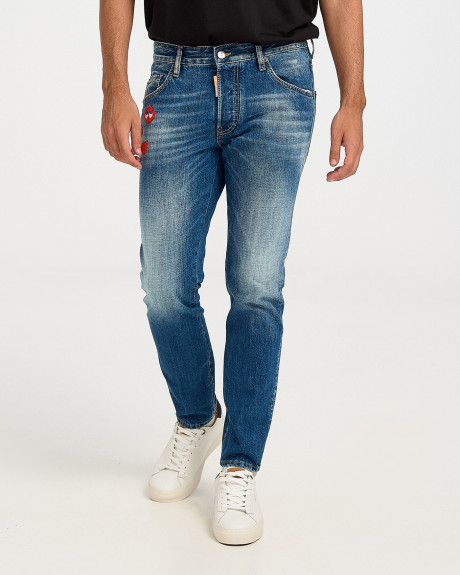 DSQUARED2 MEN'S CROPPED JEANS SLIM FIT - S71LB1330S30309