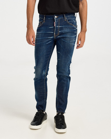 DSQUARED2 ΑΝΔΡΙΚΟ ΤΖΙΝ ΠΑΝΤΕΛΟΝΙ SKATER ΣΤΕΝΗ ΓΡΑΜΜΗ - S74LB1316S30342