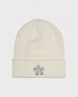 ONLY WOMEN'S KNITTED BEANIE- 15274471 - WHITE