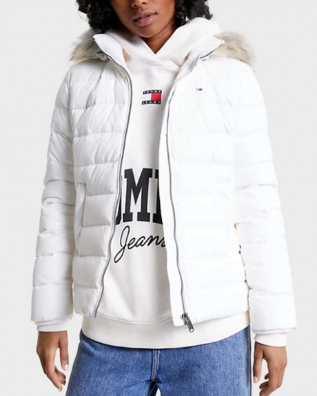 TOMMY HILFIGER ΓΥΝΑΙΚΕΙΟ ΠΟΥΠΟΥΛΕΝΙΟ ΜΠΟΥΦΑΝ ΚΑΝΟΝΙΚΗ ΓΡΑΜΜΗ - DW0DW08588