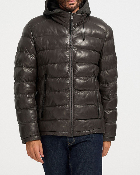 MILESTONE ΑΝΔΡΙΚΟ ΔΕΡΜΑΤΙΝΟ ΜΠΟΥΦΑΝ ΜΕ ΚΟΥΚΟΥΛΑ - 331019 60300CALLISTO