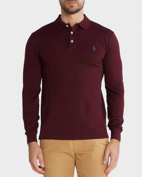 POLO RALPH LAUREN ΑΝΔΡΙΚΗ ΜΠΛΟΥΖΑ ΚΑΝΟΝΙΚΗ ΓΡΑΜΜΗ 100% ΒΑΜΒΑΚΙ - 710717285034