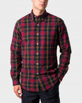 POLO RALPH LAUREN MEN'S SHIRT REGULAR FIT 100% COTTON - 710922274004 - RED