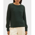 TOM TAILOR WOMEN'S PULLOVER - 1038390 - OLIVE GREEN