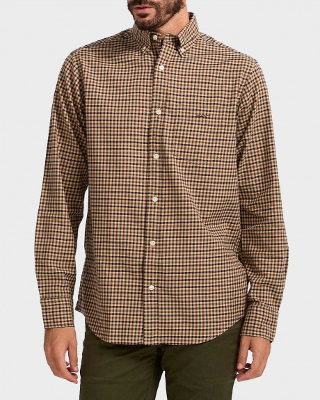 GANT ΑΝΔΡΙΚΟ ΚΑΡΟ ΠΟΥΚΑΜΙΣΟ ΚΑΝΟΝΙΚΗ ΓΡΑΜΜΗ 100% ΒΑΜΒΑΚΙ - 3230201