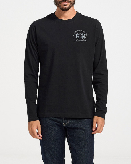 LA MARTINA ΑΝΔΡΙΚΗ ΜΠΛΟΥΖΑ ΜΑΚΡΥΜΑΝΙΚΗ - WMR003 JS206